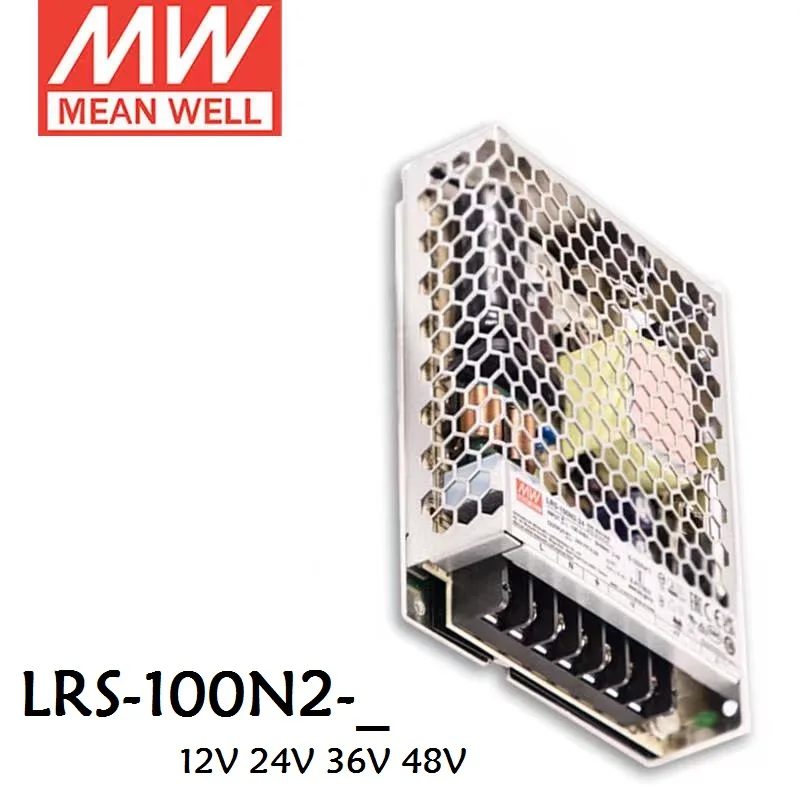 

MEAN WELL LRS-100N2-12 200% short-duration peak power during start-up Single Output Switching Power Supply Brand New Original