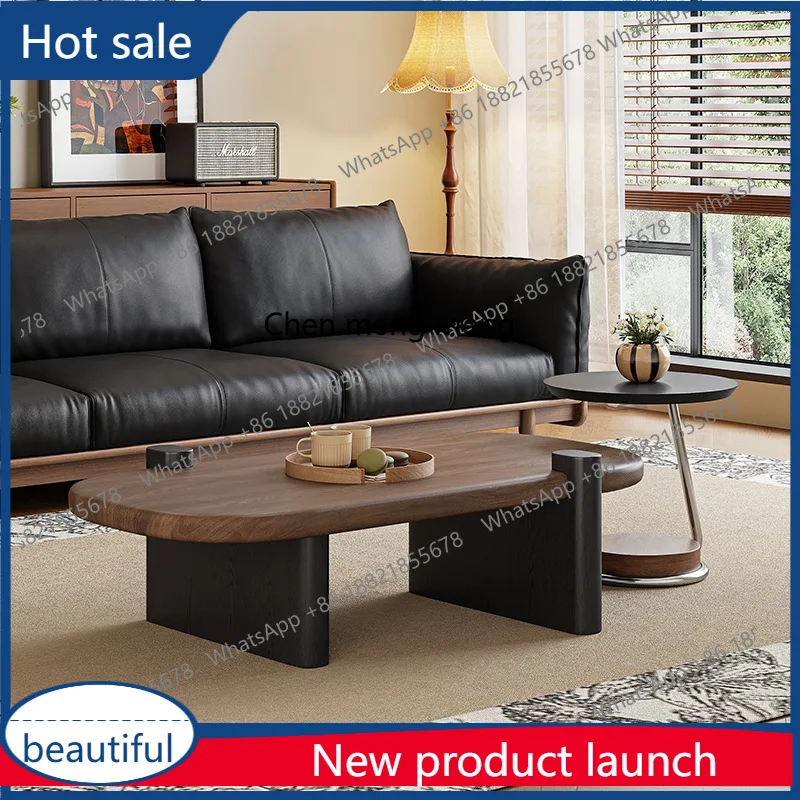 

A51 Средневековый стиль, журнальный столик в полнолуние, светлый, роскошный, для гостиной, для дома, из цельного дерева, для небольшой квартиры, комбинация приставного столика