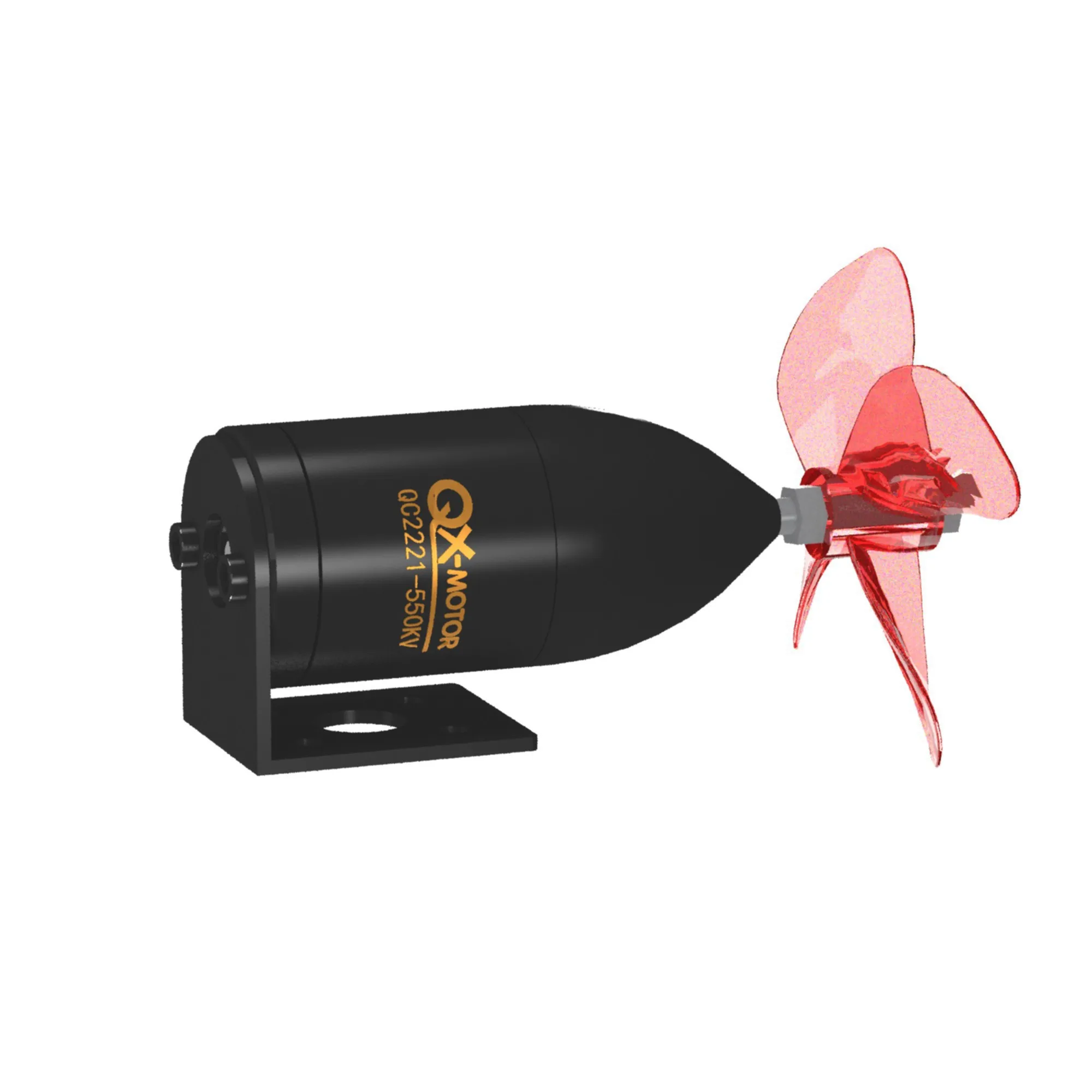 QC2221 380kv 550KV  Underwater Propulsionr Waterproof 6S brushless Motor  for Remote Control Ship Model