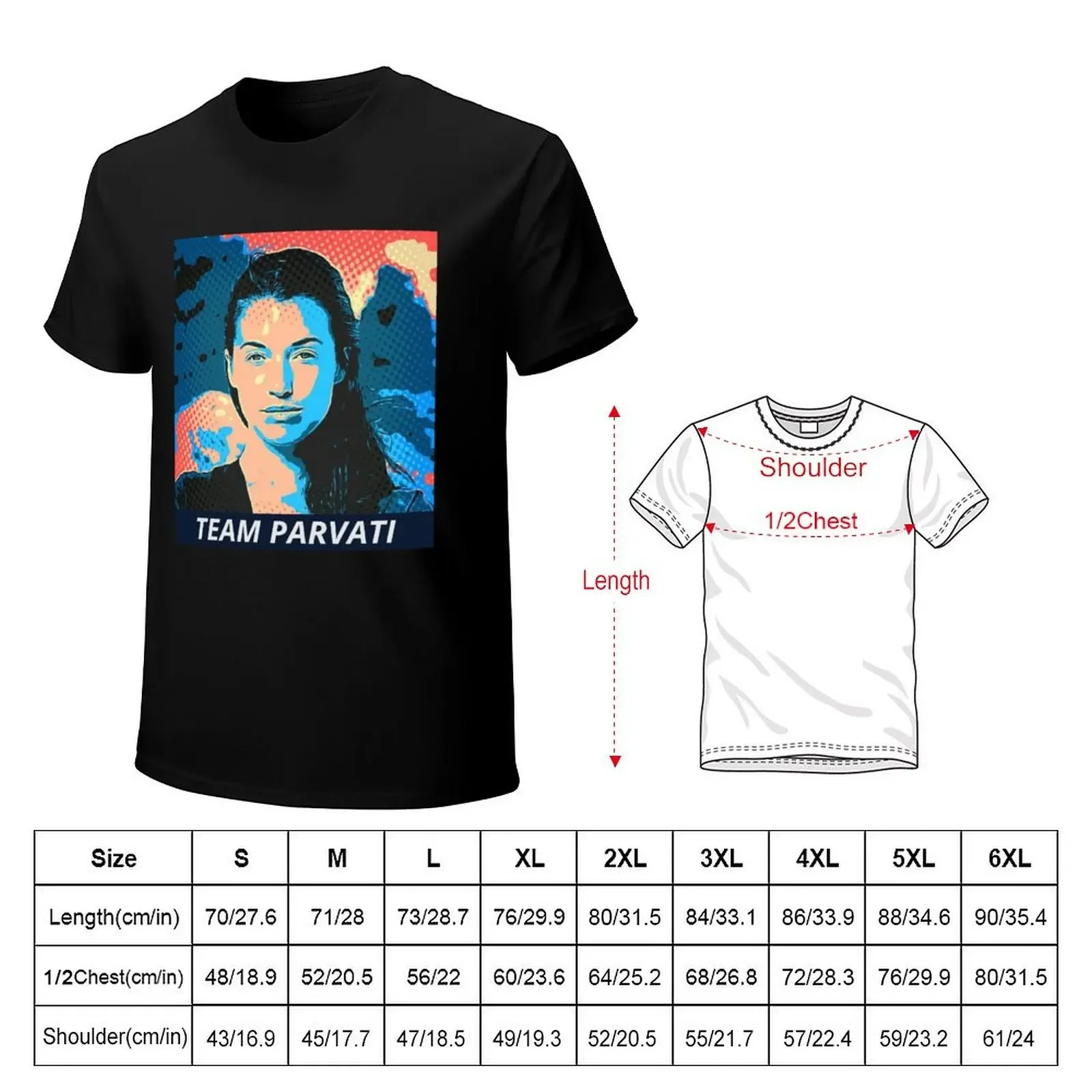 TEAM PARVATI - SURVIVOR T-Shirt summer tops shirts graphic essential t shirt men clothing