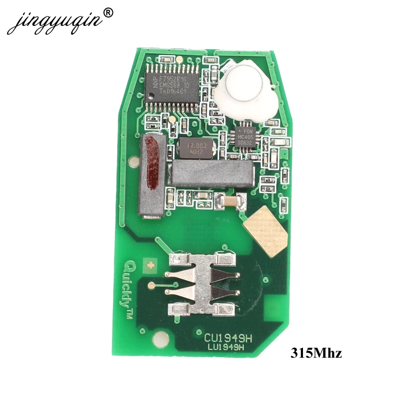 jingyuqin 315MHZ/433mhz NBG009768T keyless Entry For Cadillac ATS SRX CTS XTS DTS 2010 2011 2012 2013 2014 5BTN Remote Car Key