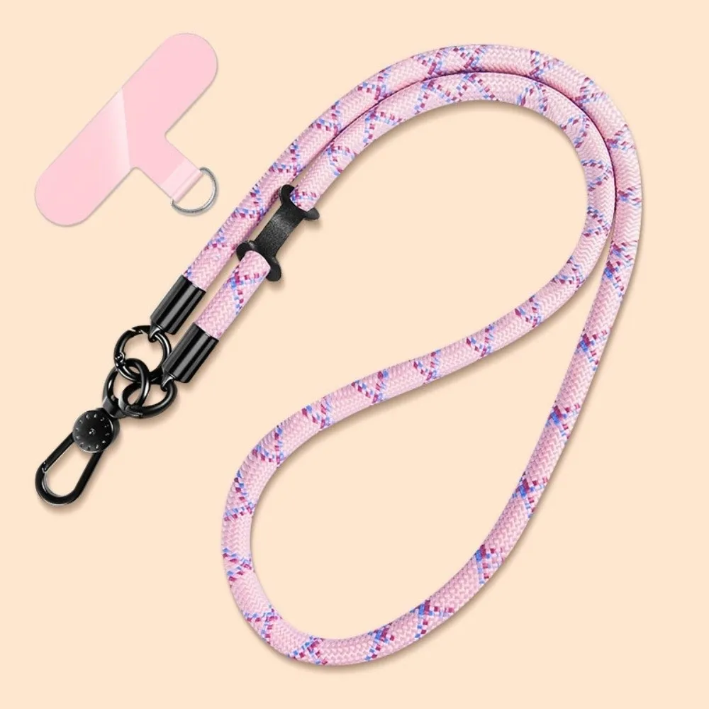 

10mm Rope Mobile Phone Lanyard 360° Rotation Anti Winding Crossbody Phone Strap Anti-Lost Detachable Mobile Phone Chain Outdoor