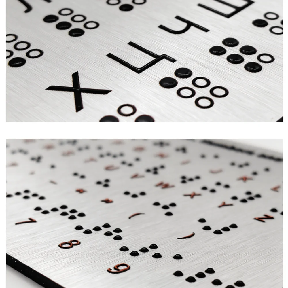 Braille Alphabet Practice Tool For Visually Impaired Students Educational Sensory Slate Board Tactile Skills Aid