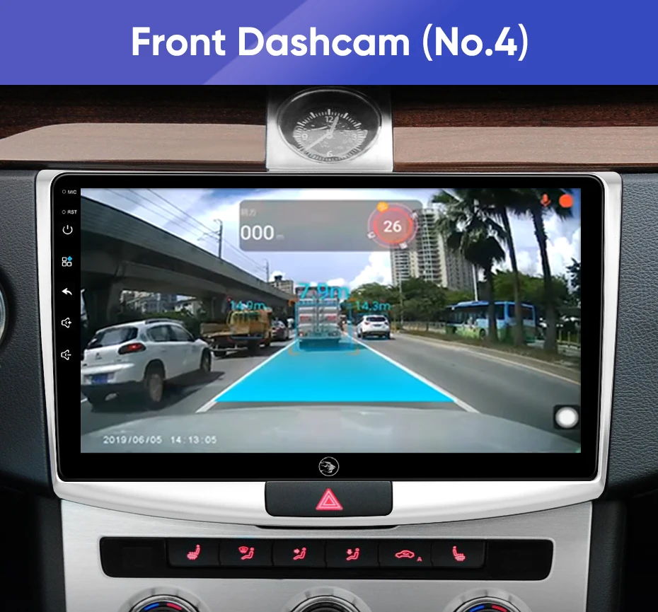 Ainavi Autoradio-Kamera AHD 1080P Rückfahrkamera 360-Grad-Kamera 1080P Dashcam ADAS Echtzeit-Überwachung – Detail 11