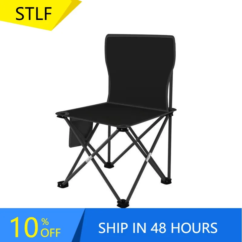 XMSJ Portable Outdoor Folding Chair Oxford Fabric Backrest Metal Frame For Art Sketch Leisure Picnic Beach Use Made Durable Wood