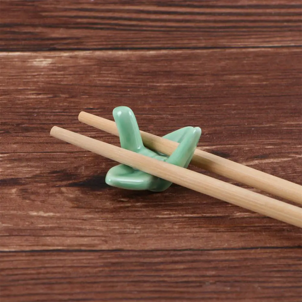Porcelain Paper crane Fork Rack Rest Ceramic Chopsticks Holder Chopsticks Stand Tableware Chopsticks Spoon Rack