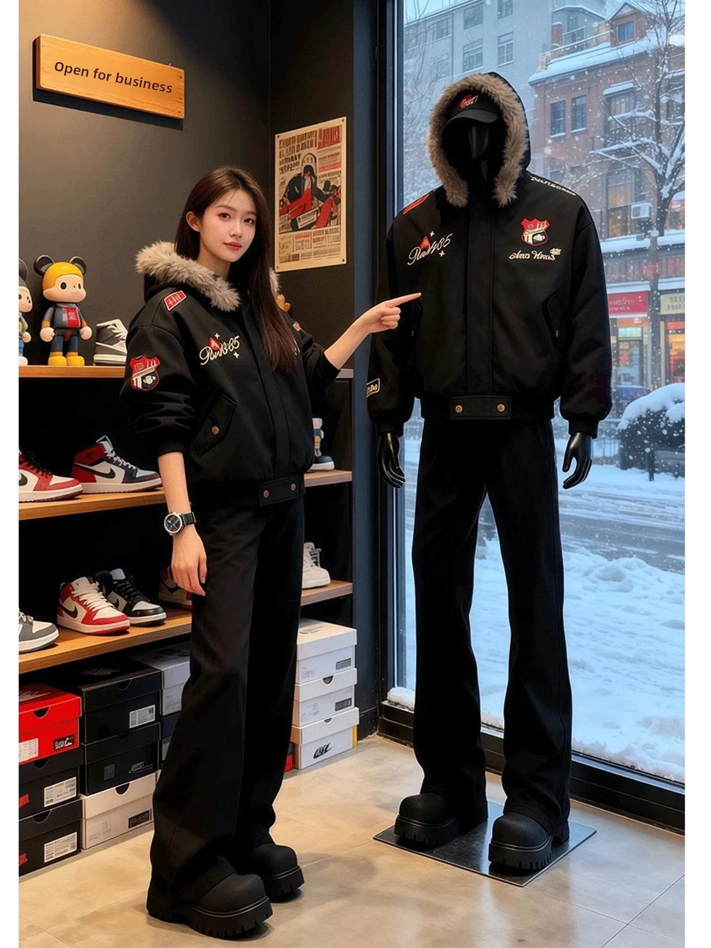 

Мужские расклешенные джинсы Cleanfit Bla в американском стиле High Street, прямые, с эффектом потертости, для зимы, повседневные, молодежные, в стиле кэжуал