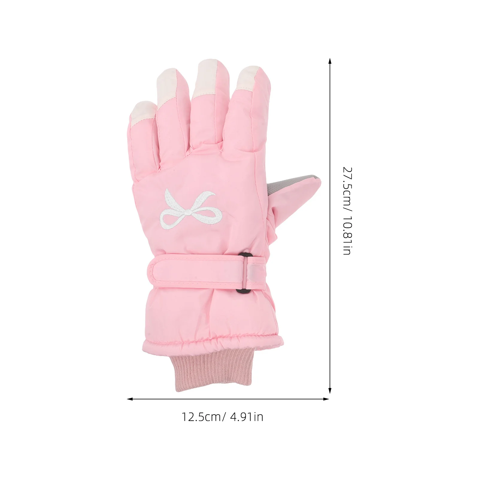 1 زوج يندبروف قفازات الشتاء الحرارية مقاومة للماء عدم الانزلاق التزلج على الجليد قفازات ركوب الخيل للطقس البارد في الهواء الطلق استخدام الرجال #2