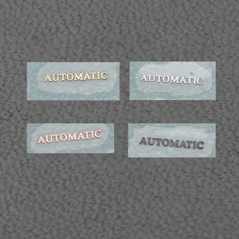 Watch Automatic Logo Stickers Gold Silver Black All Kinds Of Style Customized Logo Fits NH35 NH36 Dial Watch Logo Stickers