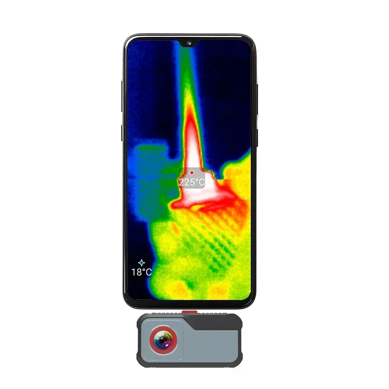 Mobile phone external infrared thermal imager circuit floor heating thermometer HD portable night vision thermal imager