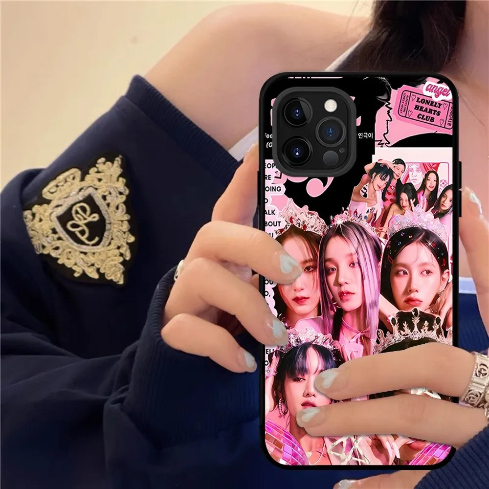 Kpop GI DLE Gidel Phone Case For IPhone 15 8 7 6 6S Plus X SE 2020 XR XS 14 11 12 13 Mini Pro Max Mobile Case