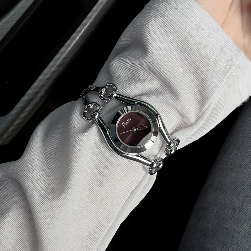 New light luxury retro style elegant women's watch automatic waterproof trend simple classic quartz women's watch birthday gift