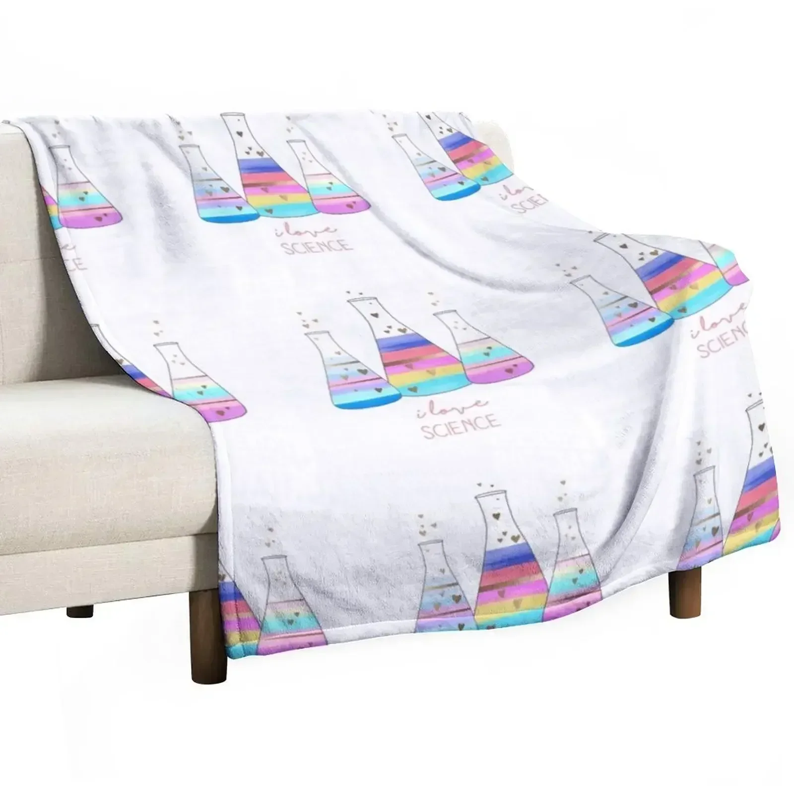 

I love science Throw Blanket Thin Soft Blanket for Summer Night Sleeping