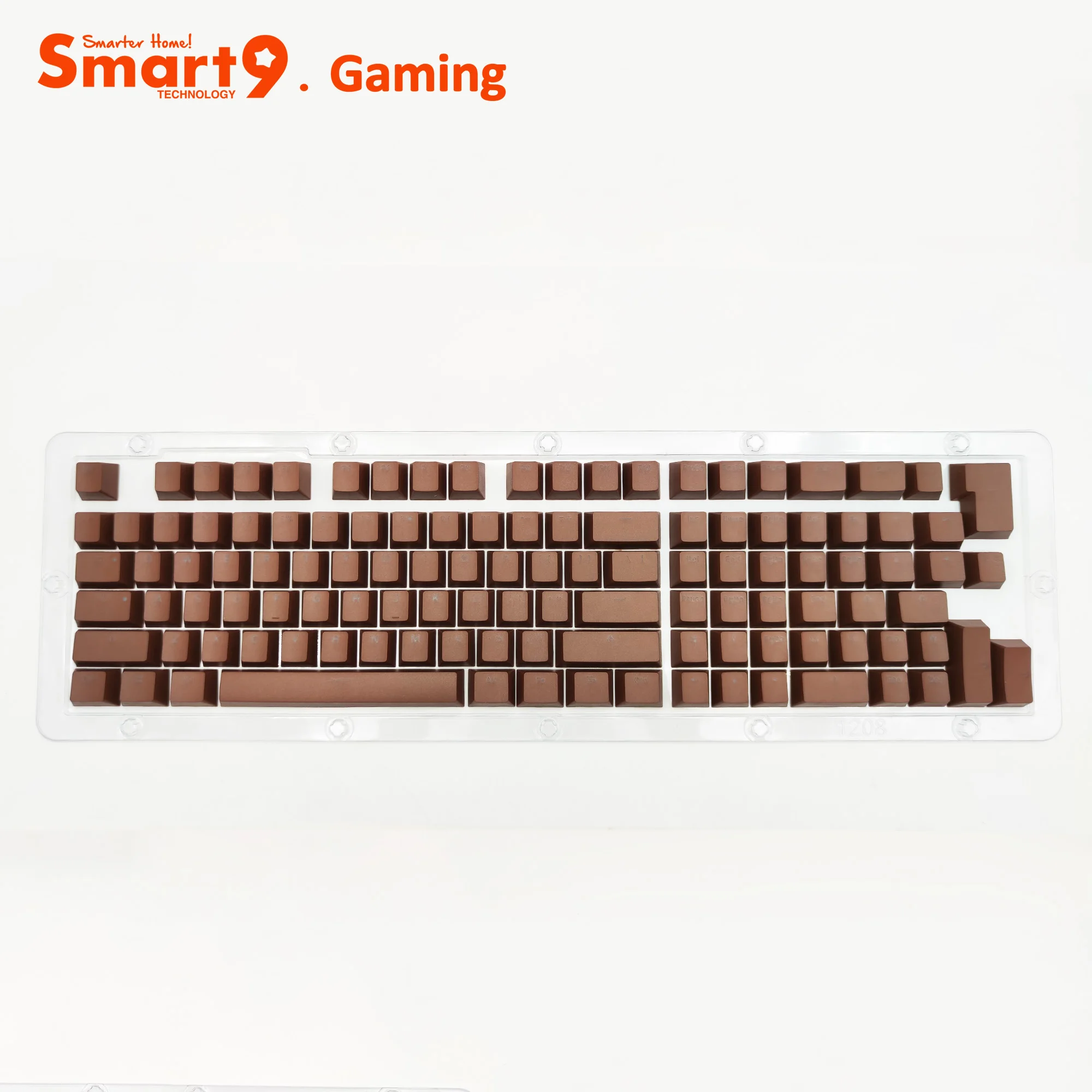 Smart9 PBT Double Shot Keycaps 117Key With Extra Keys RGB Backlit Through Letters Multi Colors for Mechanical Keyboards