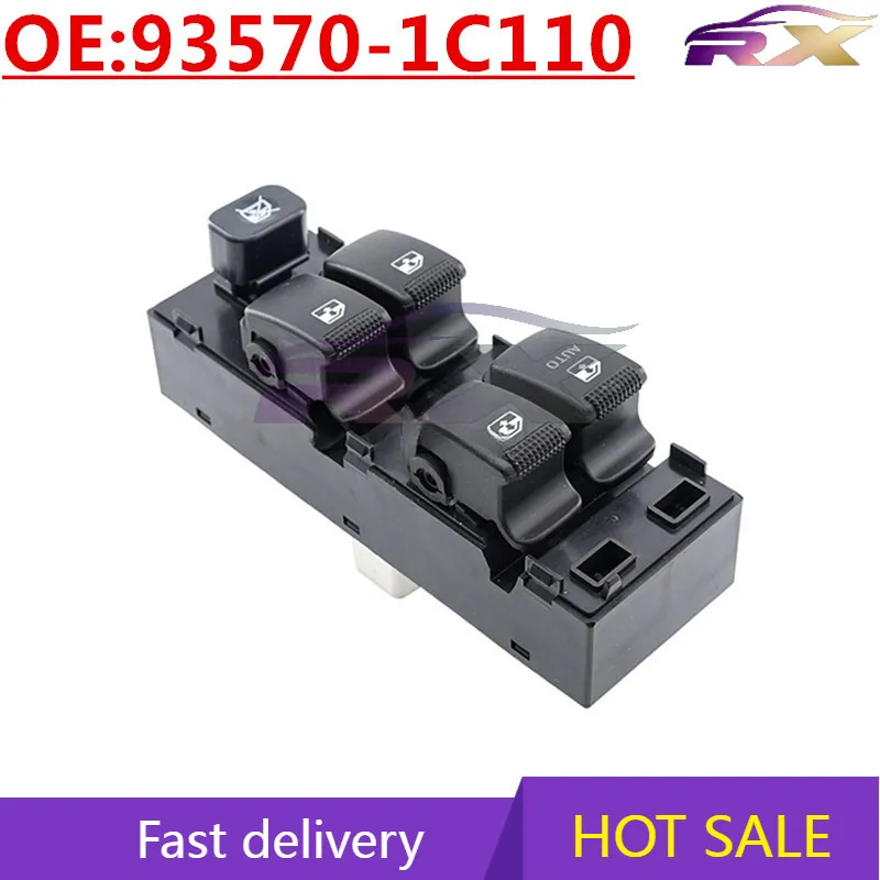 

OEM:93570-1C110 Power Window Master Control Switch For Hyundai