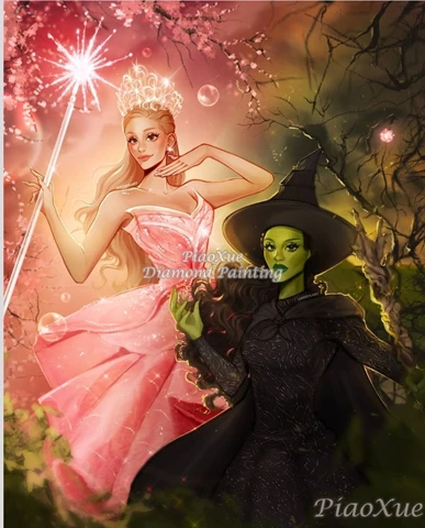 Fantasy Diamond Painting Wicked Movie Diamond Embroidery Elphaba