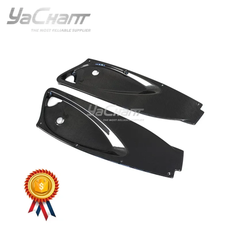 Car-Styling Dry Carbon Fiber Glossy Finish Twill Cabron weave Inner Door Card Panel Fit For 2004-2011 S2 Elise S2 Replacement