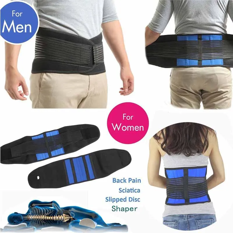 Women Men Adjustable Elstiac Waist Support Belt Neoprene Faja Lumbar Back Sweat Belt Fitness Belt Waist Trainer