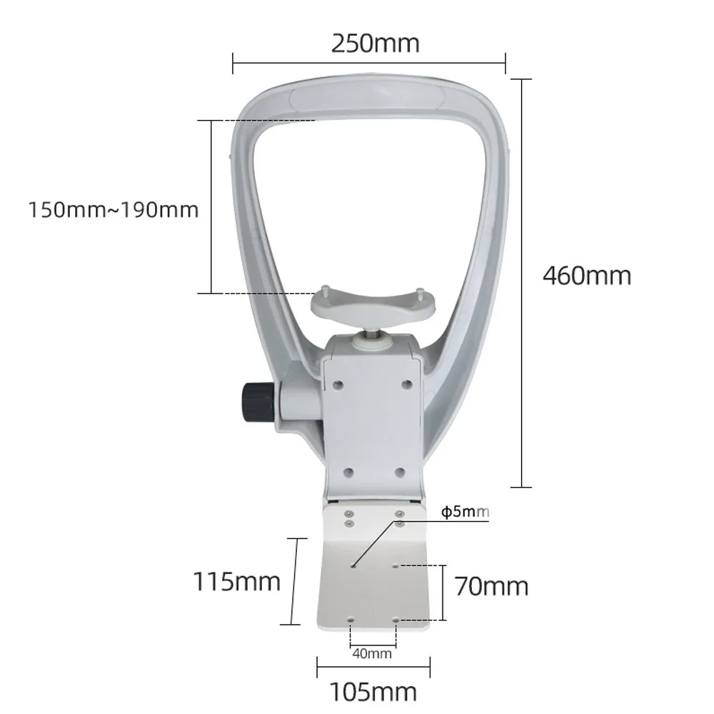 New CR-11 Optical Instrument Chin Rest Forehead Bracket Set For Auto Refractometer And Computer Optometry Instrument Accessories