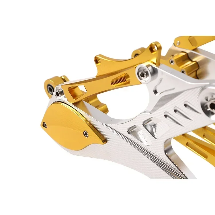 The fourth generation of fast fighting, thickened aluminum alloy, ribs flat fork cnc modified flat fork