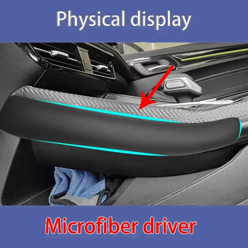 لـ Roewe i5 AP31 EP22 Ei5 MG5 EP 2018~2025 2023 2024 وسادة ركبة ساق السيارة من جلد البولي يوريثان وسادة مركز التحكم في الكوع مسند الذراع الفخذ