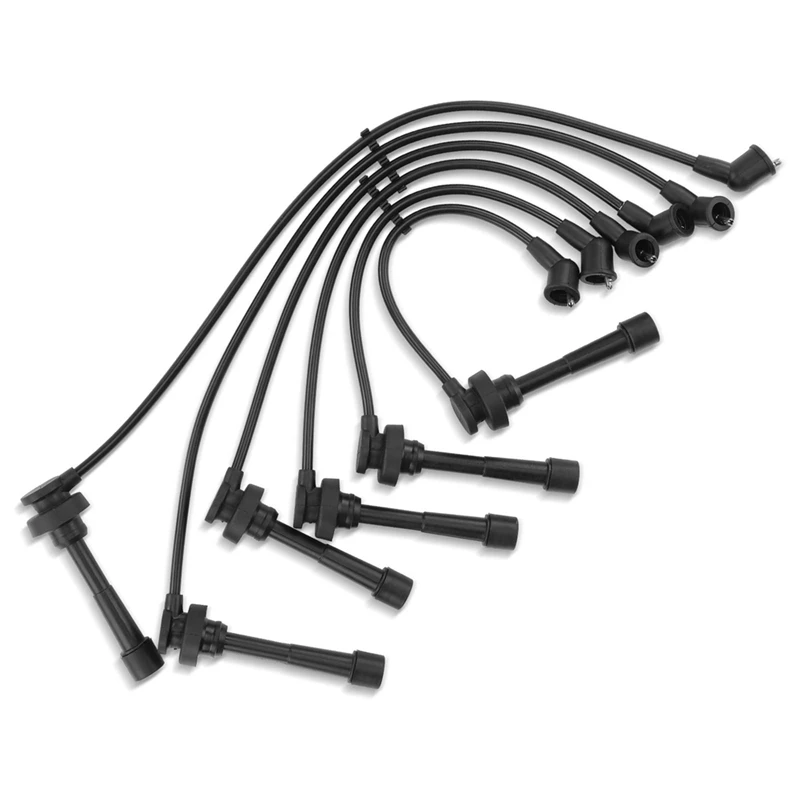 MD997506 MR976524 Spark Plug Cable Set For Mitsubishi Pajero Montero 1990-2004 L200 Truck 6G72 Spare Parts Accessories , 6PCS