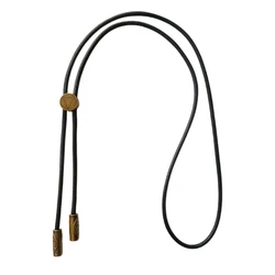 Vintage Bolo Tie Men Engraved Pendant Necktie Cowboy Bolo Tie Costume Neckwear
