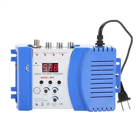 디지털 HD AV-RF 변환기-VHF UHF TV 변조기, PAL NTSC, 110-240V, HDMI 호환