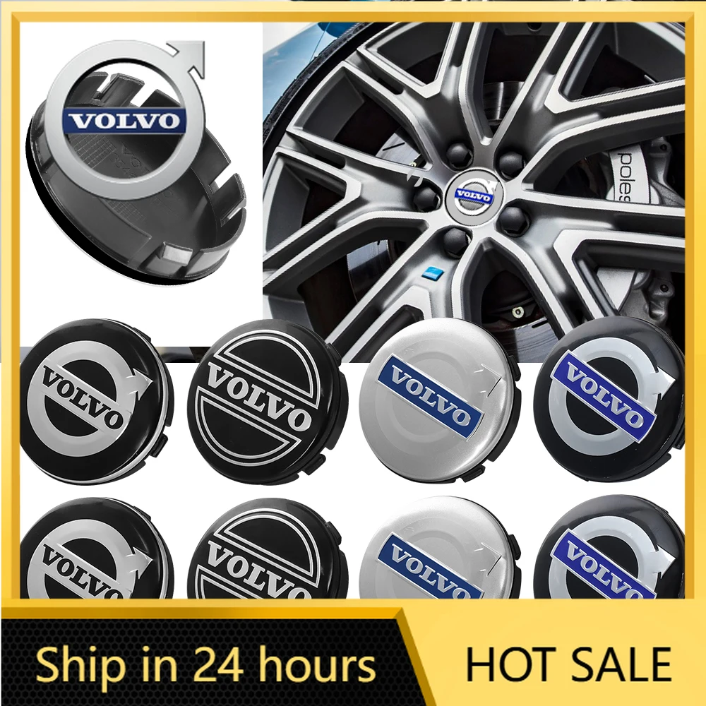 

2026 Новый для эмблем Volvo, 4 шт., 64 мм, оригинальная центральная крышка колеса автомобиля, значок ступицы для Volvo Rdesign T6 C30 AWD C70 S40 S60 S70
