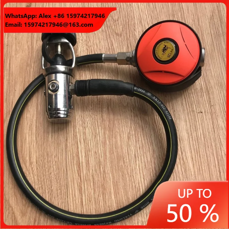 Diving Decompression Valve Breathing Apparatus Set, Diving First-stage Mask, Second-stage Breathing Regulator