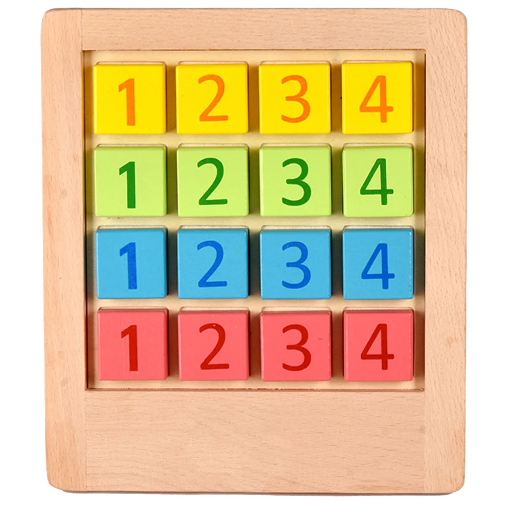 Placa de madeira sudoku número criativo jogo intelectual para crianças adultos casa desktop diversão raciocínio lógico jogando tabuleiro quebra-cabeça