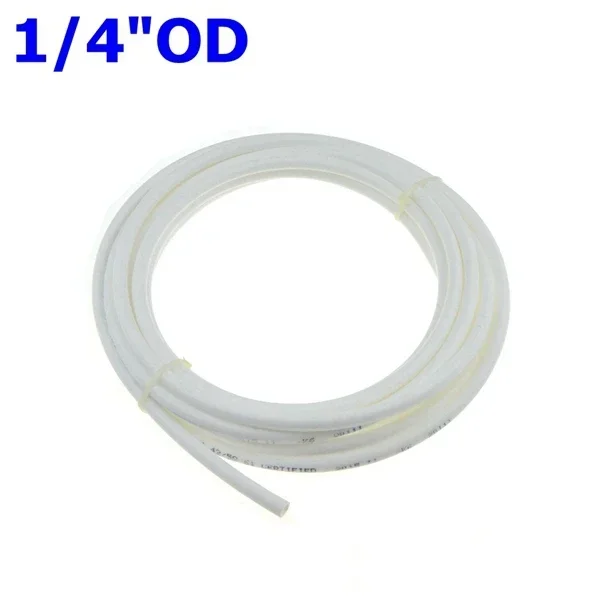 1 Meter RO Water 1/4 5/16 3/8 Inch OD PE Hose Tubing White Flexible Pipe Tube For Reverse Osmosis Aquarium Filter System