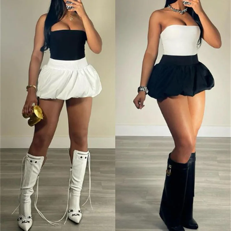 Women\'s Sports skirt Casual High Waist Gym Quick Dry Mini Skirts Solid Color Short Half faldas Sport tennis Pleated Skirt