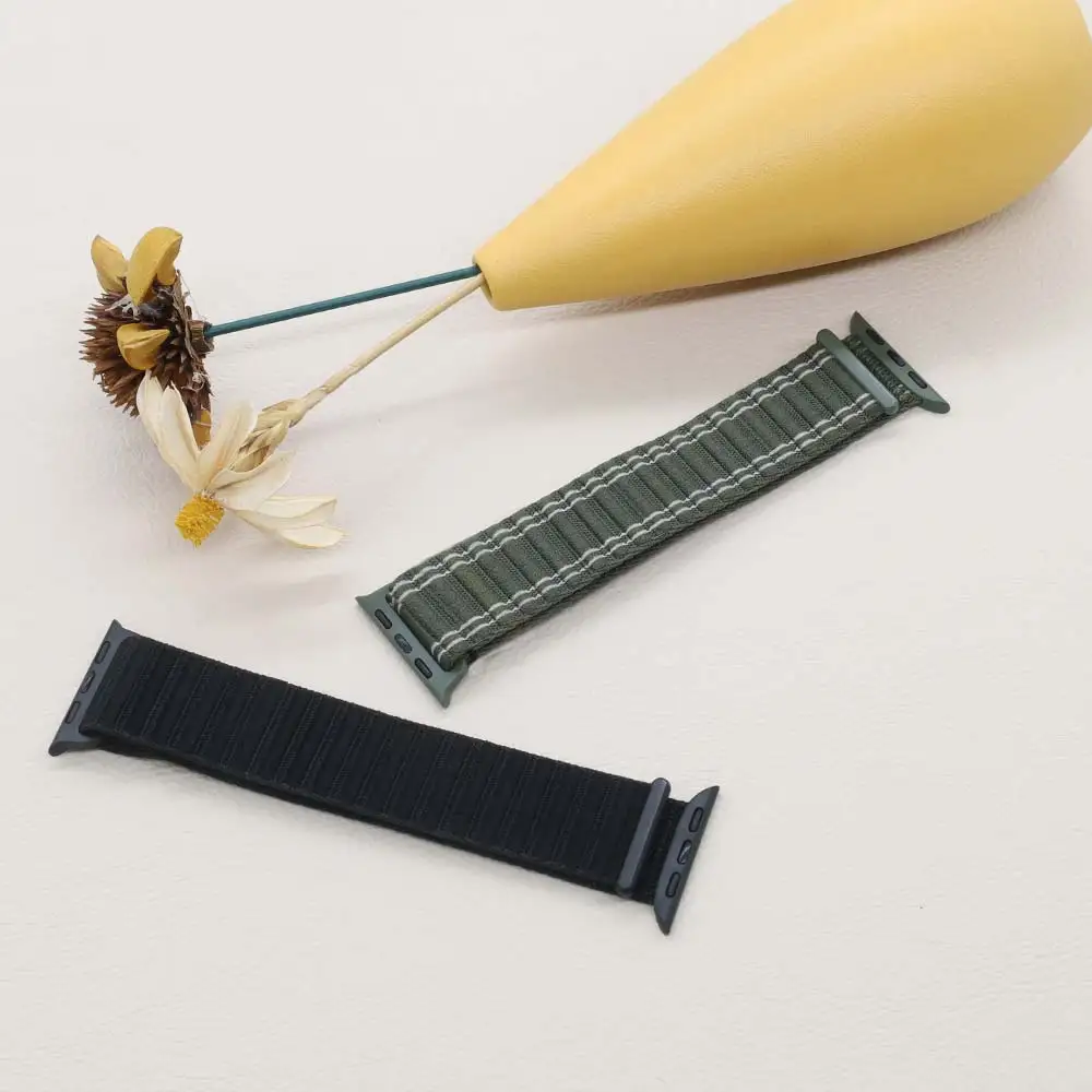 Nylon armband für Apple Watch Ultra 2 Band Serie 40mm 44mm 42mm 46mm 49mm 45mm 41mm Sport Correa Armband für iwatch 10 9 8 se 7