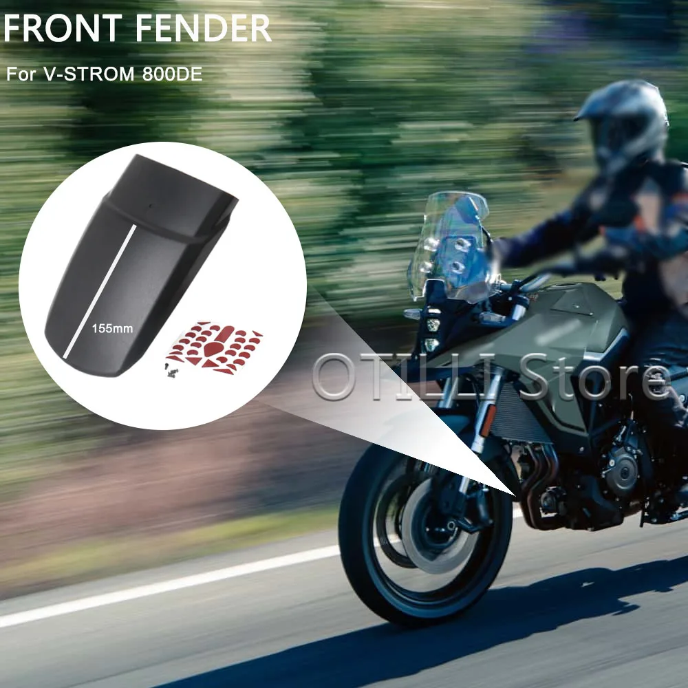 

For Suzuki V-Strom 800DE V-STROM 800 DE 2023 2024 New Extender Motorcycle Mudguards Front Fender Splash Guard Extension