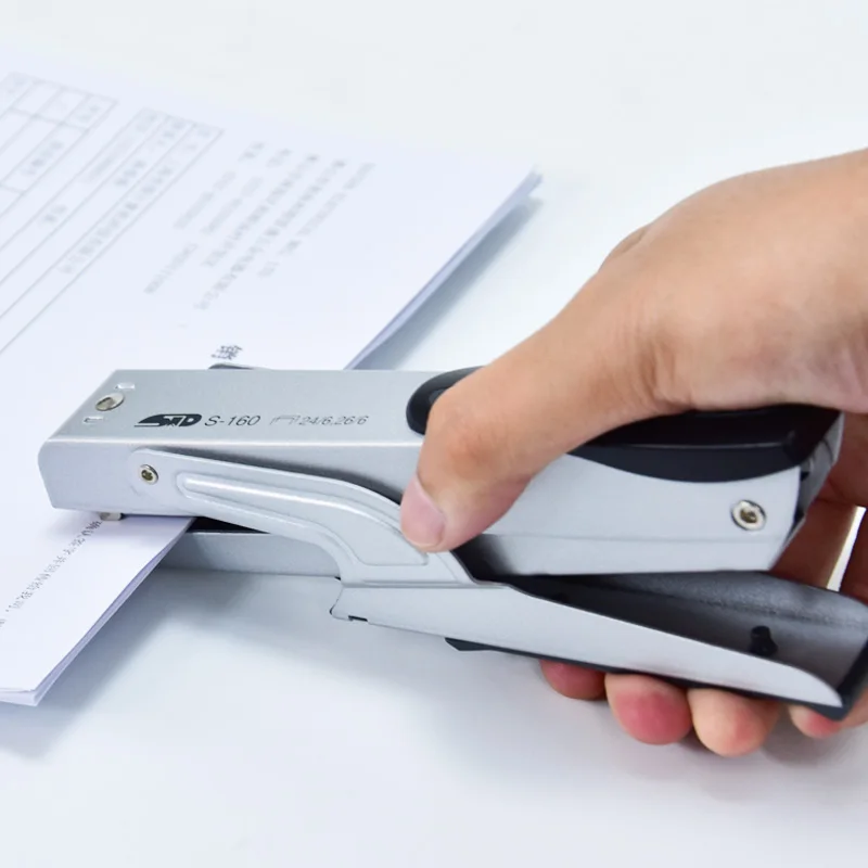 工場用マニュアルステープラー M-130 S-160 高品質オフィス用金属製ハンドヘルドステープラー