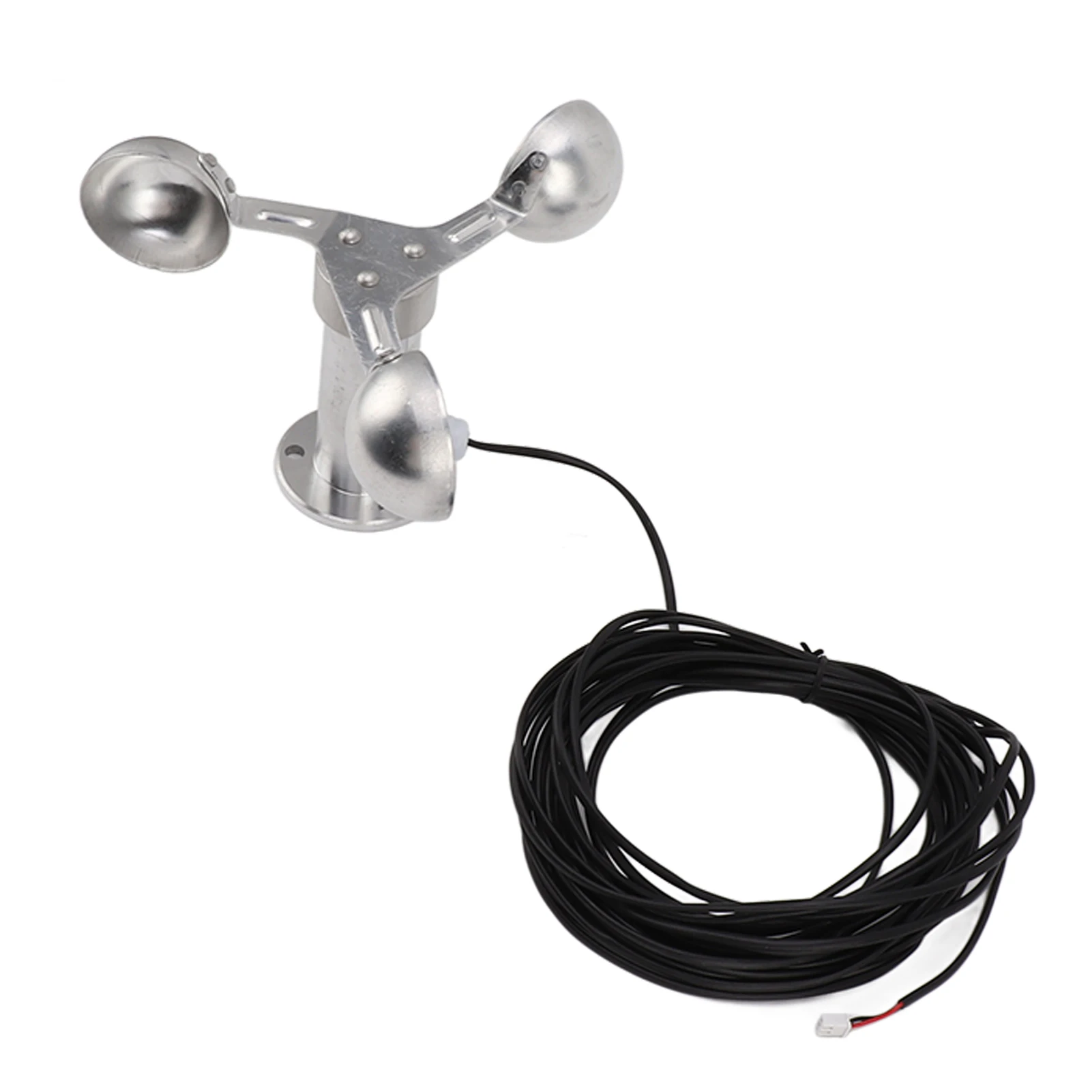 Anemometers Wind Speed Monitoring Sensor 3 Cups Wind Speed Sensor Anemometer 0‑3.8V Aluminium Alloy