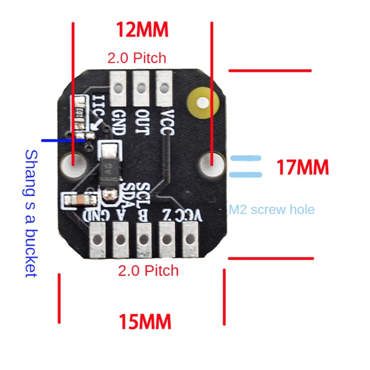 N87R MT6701 Magnetic Encoder Module PWM/I2c Brushless Motor Encoder ABZ Mode 1024 Lines Replaces AS5600 Module