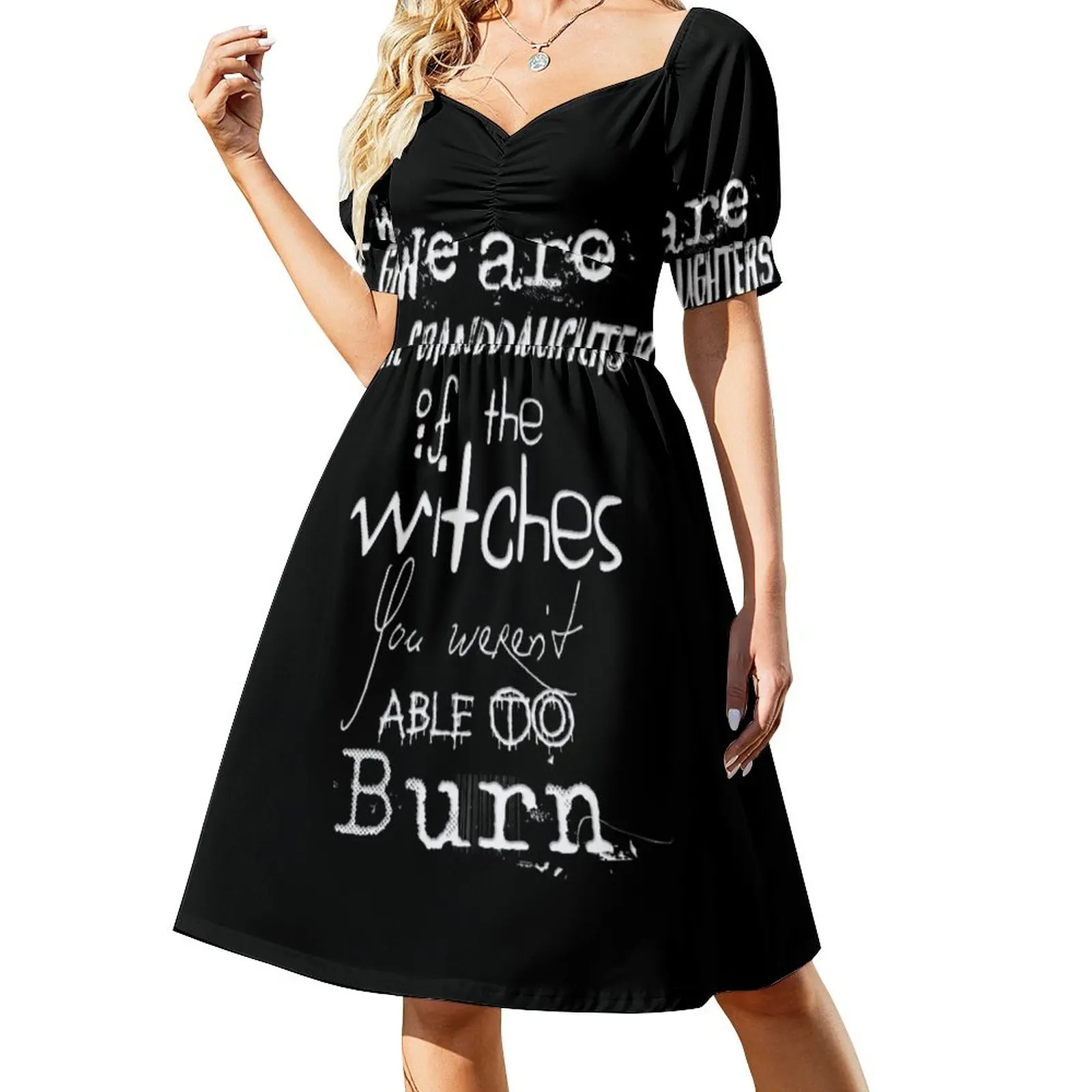 

We are the granddaughters of the witches you weren't able to burn... Sleeveless Dress Woman clothes Evening gown