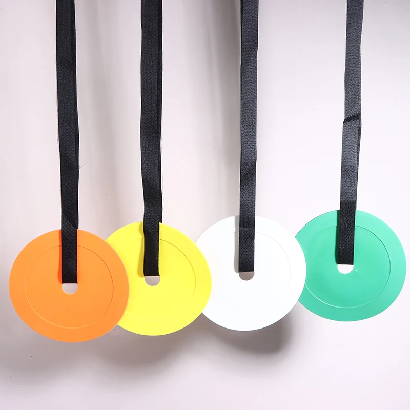 

H5Pcs 15CM TPR Soccer Goal Target Training Discs Adjustable Flat Spot Markers To Improve Football Shooting Accuracy For Practice