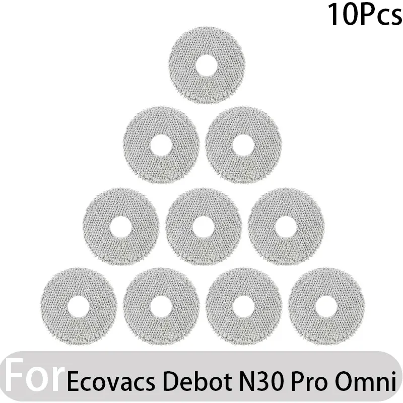 Compatibel voor Ecovacs Deebot N30 Omni/N30 Pro Omni Robot Vacuüm Accessoires Belangrijkste Zijborstel Hepa Filter Rag stofzak Onderdelen