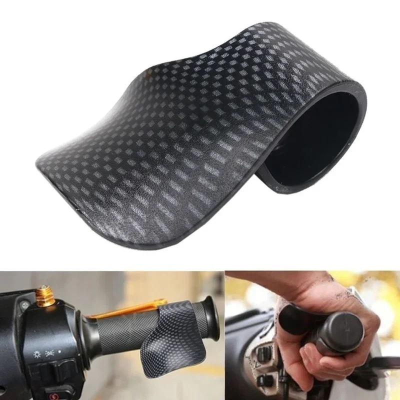 Universal Carbon Motorcycle Throttle Rest Cruise Aid Control Grips Rocker Motorcycle Handle Bicycle Accessories Handle Bar Tape