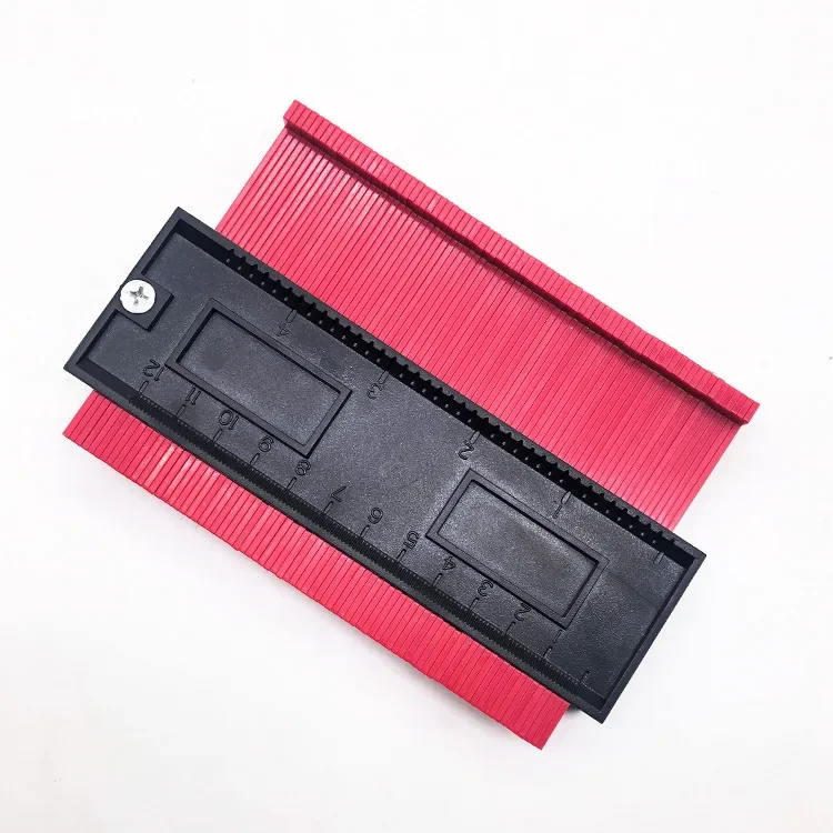 5inch Contour Gauge Plastic Profile Copy Contour Gauges Standard Wood Marking Tool Tiling Laminate Tiles Profile Measuring Tools