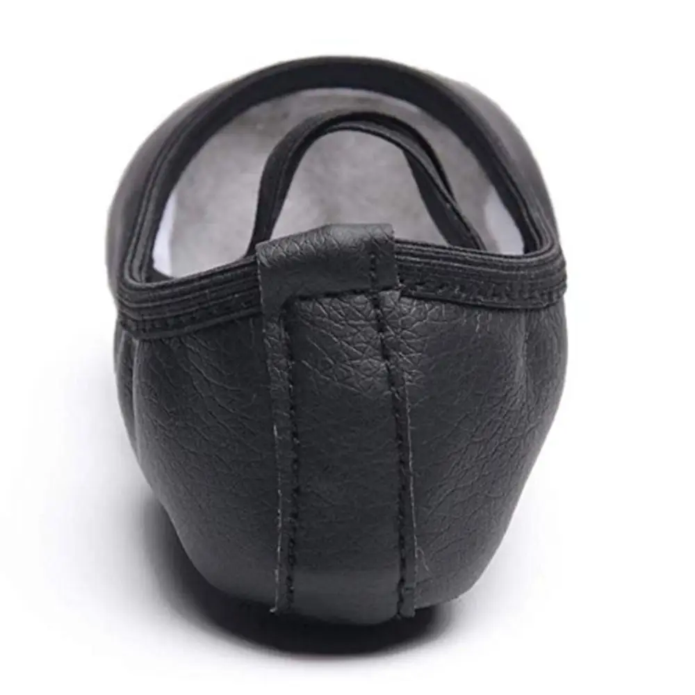 Durable Soft Ballet Shoes PU Leather Size 32-40 Women's Ballet Slipper Breathable Full Sole Yoga Shoes