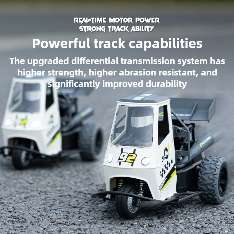 RC High-speed Dodo Tricycle Full-scale Off-road Vehicle Light Elegant Remote Control Electric Car Toy