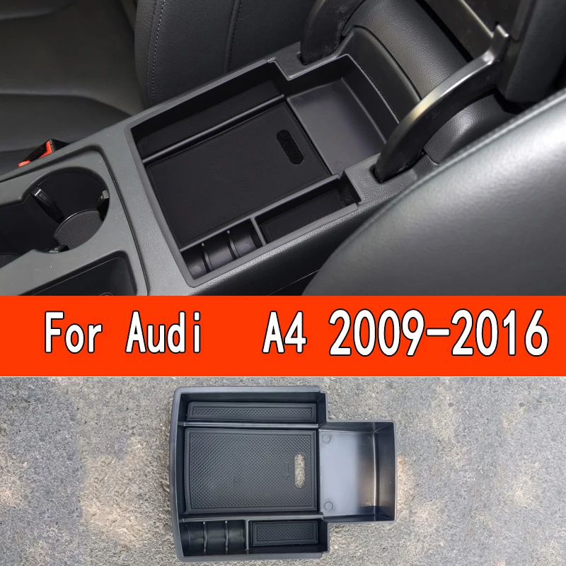 

Suitable For Audi A4 Armrest Box Central Storage Box 09 To 16 Storage Boxes Interior Modification S4