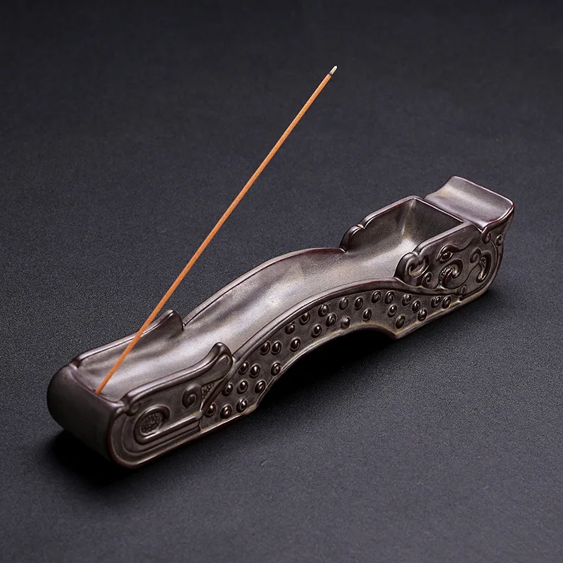 

Dragon Ceramic Incense Stick Censer Home Ornament