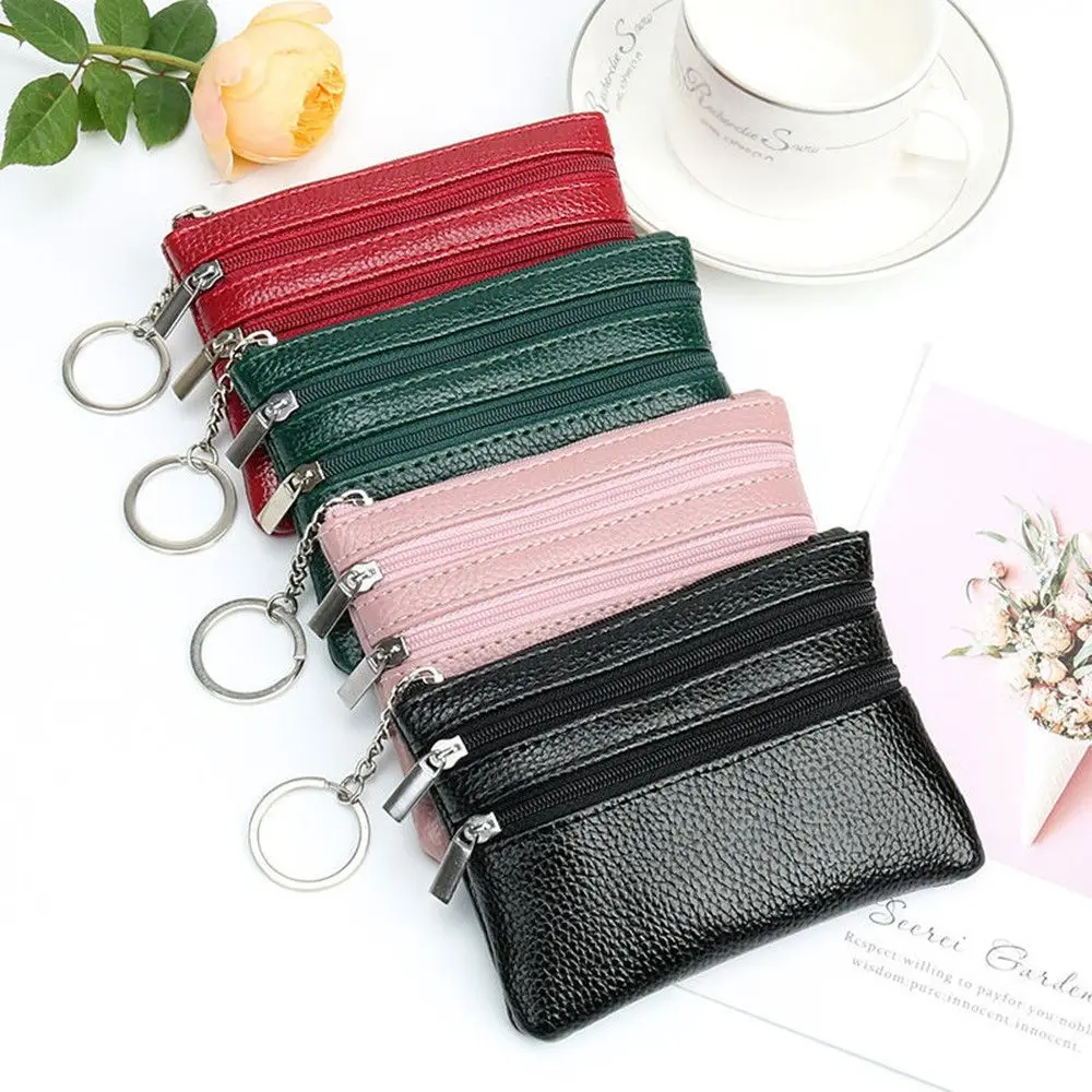 Soft Mini Card Holder Wallet Multi-functional Bag Women Wallet Clutch Zip Female Short Small Coin Purse Money Bag