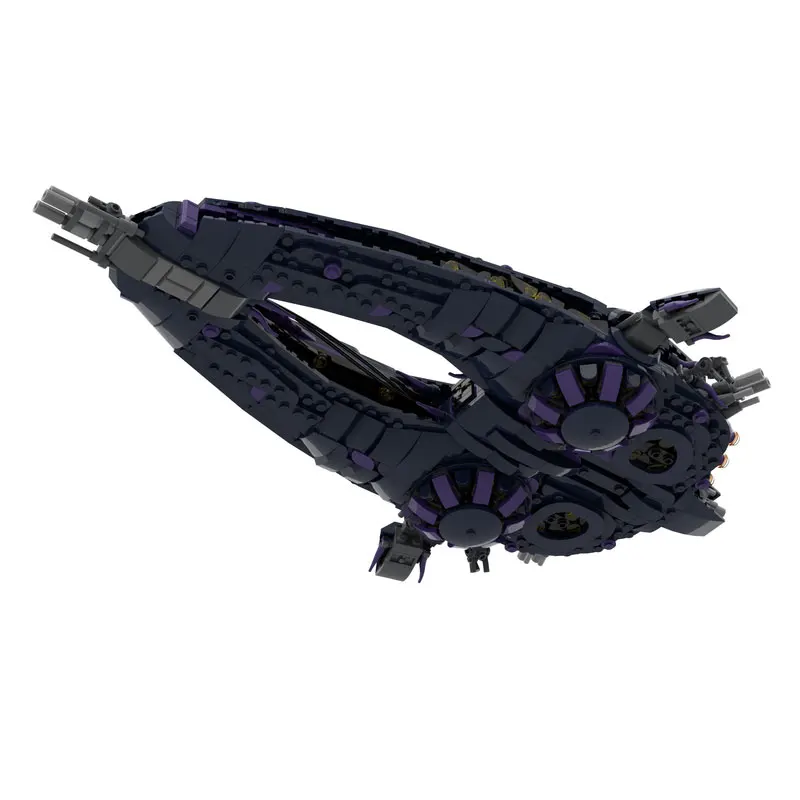 MOC 1322pcs Sci-Fi Alien High-Difficulty Assembly Model Small Particle Assembly Building Blocks Adult Desktop Ornament DIY Toy