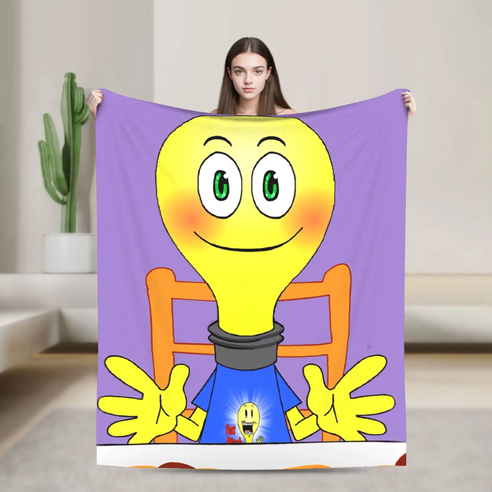 Super Soft F-Fact A-Attack Adventures Blanket Premium Flannel Fleece Lightweight  Bed Blanket Super Cozy Blankets All Season Use